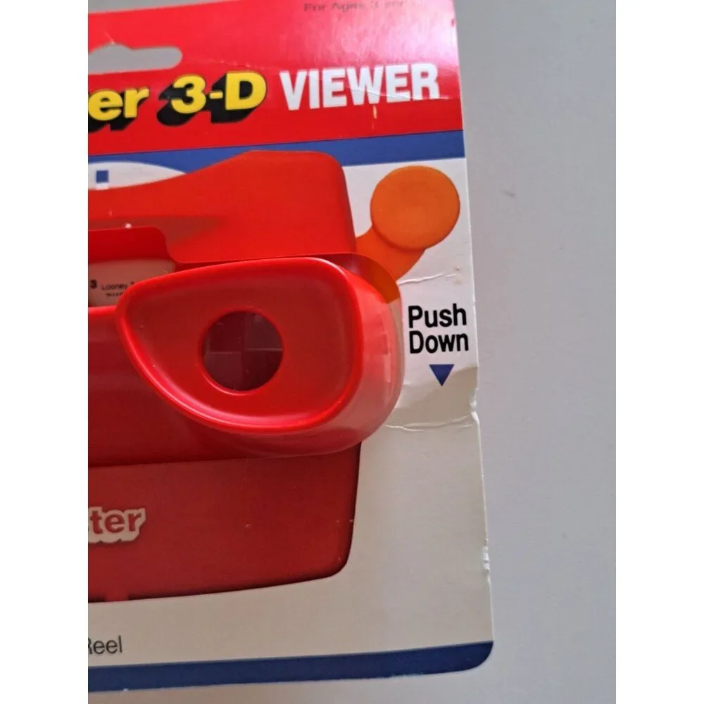 Vintage Tyco GAF View-Master 3D Viewer Toy 1990s Looney Tunes Reel Original Toy - Picture 2 of 12